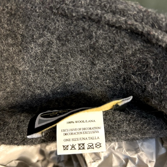 Scala Charcoal Wool Hat - Picture 6 of 7